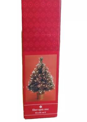 Target 490511400299 Fiber Optic Christmas Tree 32 Inch Continuous Changing Lights Decoration