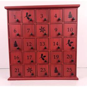 Target 490651519066 Advent Calendar Birchwood Chalet 2009 China 11 1/2x 3/4 Christmas