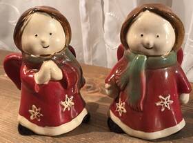 Target 492000202957 Salt And Pepper Shakers- Holiday/winter Christmas /angels From