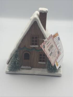 Target 684509210209 New 2025 Bullseye Led Light Up Christmas Village Cabin House