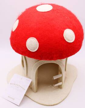 Target Wondershop 042738042570 Christmas 2024 Featherly Friends Felt Mushroom House