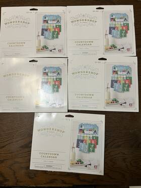 Target Wondershop 810146889045 5 Countdown Calendars 12 Days Of Christmas New