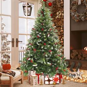 Taus 199449850526 9ft Prelit Pre-decorated Green Christmas Tree With Remote Control Artificial