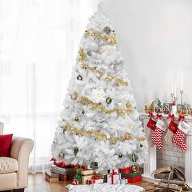 Beysh28v6y Taus 7.5ft White Spruce Artificial Christmas Tree With 1258 Branch Tips For Home