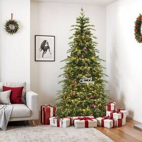 Beyshcxa4o Taus 7.5ft Prelit Slim Artificial Fraser Grande Christmas Tree With Remote Control