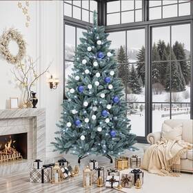 Beyshzy72j Taus 6ft Pre-lit Blue Spruce Artificial Christmas Tree With 880 Branch Tips And 450 Lights