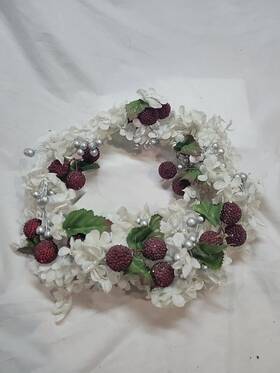 1486475 Tc Brand Used Prelit Battery Operated 12 Inch Artificial Christmas Wreath