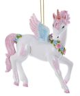 Td1599 Kurt Adler Magical White And Pink Unicorn Christmas 086131463723
