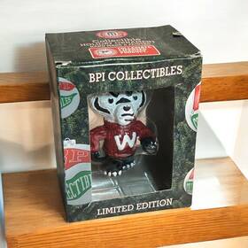 Team Sports America 703494000180 Wisconsin Badgers Mascot Christmas Ornament Bpi Collectibles Limited Edition