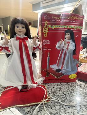 Telco 080524311752 Motion-ettes Christmas A Childs Prayer Animated Musical Doll Figure 1992