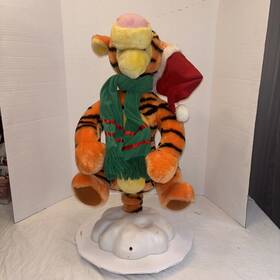 Telco 080524895108 Disney Motion-ette Christmas Pooh Tigger Animated Display Figure 17 Inch