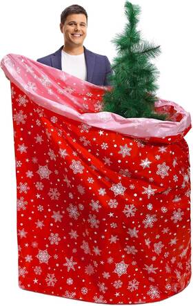 Teling 445006620648 9 Ft Christmas Tree Storage Bag Jumbo Removal And Disposal