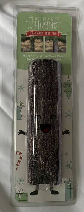 Brwncth001 The Christmas Tree Hugger New Reversible Artificial Collar For Base Skirt Bark