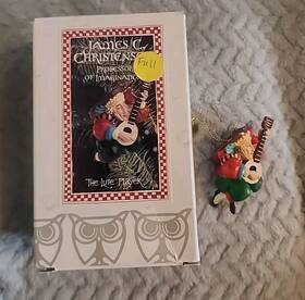 The Greenwich Workshop 766710101474 Lute Player James Christensen Christmas Ornament Pearl Bisque