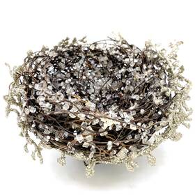 The Joy Tree 739761461378 Bird Nest Ornament - Christmas Decor- 6 Inch