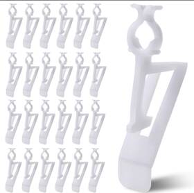 Thesiliconvalley 601549243370 Brightown 200 String Christmas Light Hooks Mini Clips Outdoor Hanging Decoration
