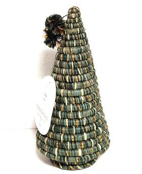 Threshold 196761591403 Green Raffia Christmas Tree - Handcrafted
