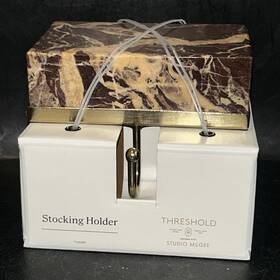 Threshold 198101846303 Marble Christmas Stocking Holder Designed With Studio Mcgee