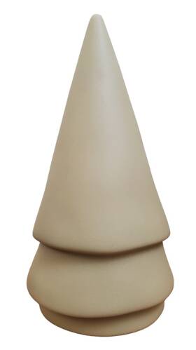87951571 Threshold Designed W/studio Mcgee Matte Ceramic Christmas Tree Figural Sculpture Holiday 7 Inch