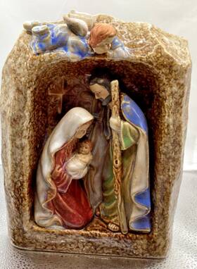 C8428 Tii Collections Nativity Creche Mary Joseph Jesus Christmas Cg57