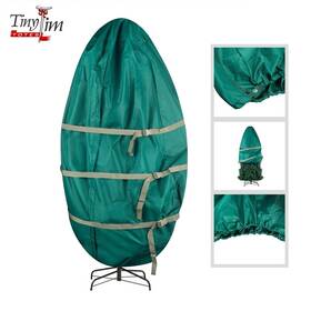 Tiny Tim 193420012187 Heavy Duty Canvas Storage Bag With Straps For Assembled 7.5 Ft Christmas Tree