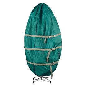 Tiny Tim Totes 819732021869 Christmas Tree Storage Bag - Upright Zippered Canvas Cover For 9-foot Artific