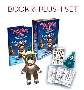 86699132 Tiny Tons Reindeer In Here Kids Christmas Book And Plush Gift Set Elf Alternative Tradition