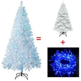Tkoofn 987643923772 4/5/6/7ft Artificial Holiday Christmas Tree With Led Lights/pre-lit Xmas Decor