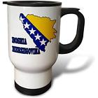 Tm570561 Commuter Travel Mugs The Flag Of Bosnia Herzegovina 888414971648