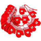 Tmshi00001 Topeakmart Christmas Decorations Advent Calendar Hanging Decoration Glove 689805739331