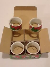 Toscany Snowman Napkin Rings Christmas Winter Set Of 4 By Lynda Sylvester With Box