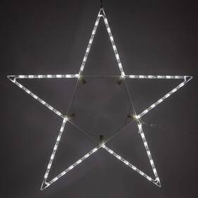 79766 Traditions 48 Lighted Cool White Christmas Star Outdoor Light Led Deco