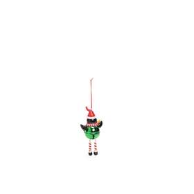 Transpac 885114119202 Acrylic Dangle Leg Christmas Bell Ornament
