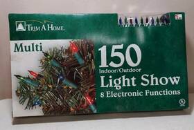 Tol-150l Trim A Home Tol-150l/3wa Vintage Kmart Xmas Tree Lights 150 8 Functions Multicolor Nos Tested