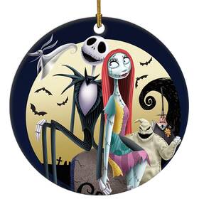 Ttbdkkdm 783746390863 Funny Christmas Ornament Nightmare Before Xmas Moonlight Madness Ceramic Chri