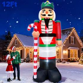 Mas274-us1-1 Turnmeon 12 Ft By 5.9 Christmas Inflatables Nutcracker Outdoor Decorations Giant C