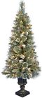 Tv46m3acdl02 Martha Stewart Living Sparkling Pine Potted Artificial Holiday 0192072508215