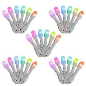 L8050057nu45 Twinkly App Controlled Icicle 50 Rgb Led Lights Decor Christmas Multi Color 5 Pk