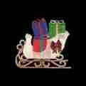 Ty480-1611-0 Home Accents Holiday New 72 In Led Lighted Jumbo Sleigh With Presents Halloween