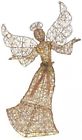Ty485-1611-0 Home Accents Holiday Led Lighted Brown Grapevine Angel 0029944540205