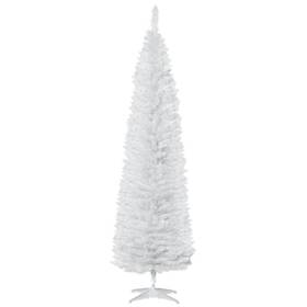 Us01-830182v01wt Uirio 7ft Unlit Slim Artificial Christmas Tree Realistic Branches And 390 Tips White