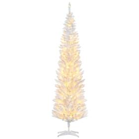 Us01-830243v85wt Uirio 7ft Pencil Christmas Tree Slim Artificial With Realistic Branches