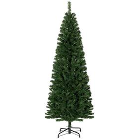 Us01-830377v00gn Uirio 6ft Slim Pencil Christmas Tree Indoor Artificial 618-tip Xmas With Stand