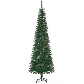 Us01-830546v01gn Uirio 6.5ft Pencil Artificial Christmas Tree Slim Pine Needles With 556 Branches Xmas