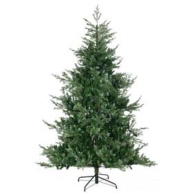 Us01-830739v01gn Uirio 7.5ft Artificial Wide Christmas Tree Holiday D Cor With Easy-to-shape Branches