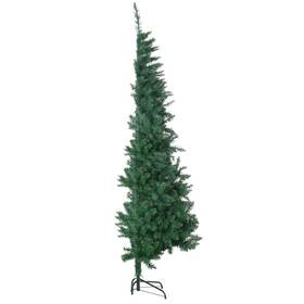 Us01-830765v01gn Uirio 7ft Artificial Half Christmas Tree Auto Open Indoor Xmas Office Holiday Decor
