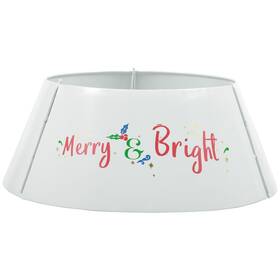 Us01-830778v00wt Uirio Christmas Tree Collar Steel Ring Skirt Home Xmas Decoration For Artificial