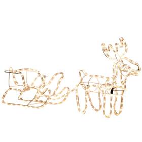 Us02-844449v80 Uirio 35 Inch Christmas Pre-lit Led Display Outdoor Reindeer Holiday Yard Lawn Decoration