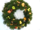 Unbranded Wreath Christmas Holiday All Season Winter Decor Fruit Pine