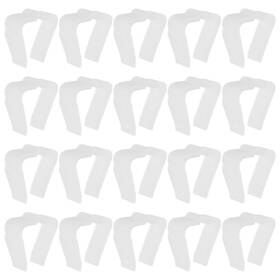 Universal 711664055362 50 Pcs Christmas Light Hanger Hooks 1 5/8 Inch Fascia Boards Clips Plastic3092